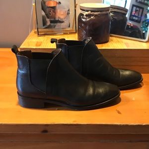Topshop Black Chelsea boots